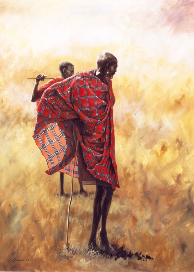 painting of Maasai