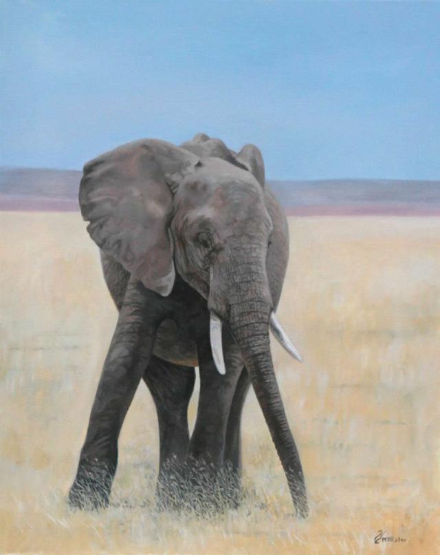 Painting of an Africa Elephant 